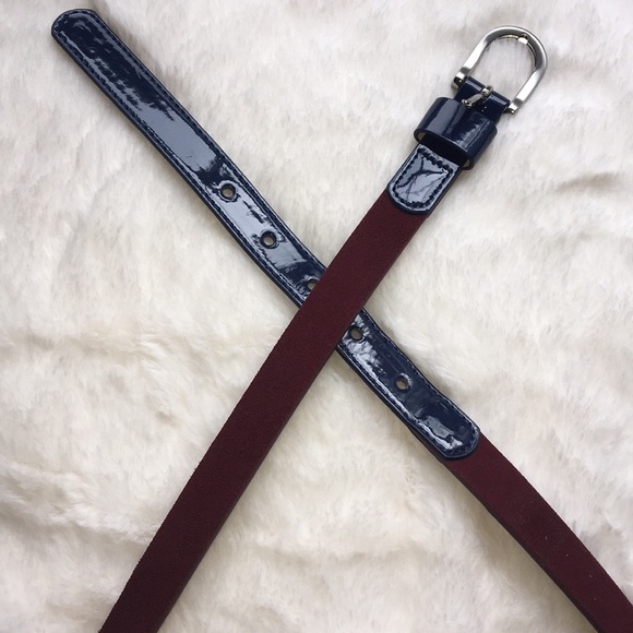 Bundle of LOFT Suede Skinny Belts Sz Large (L) - Picture 2 of 13